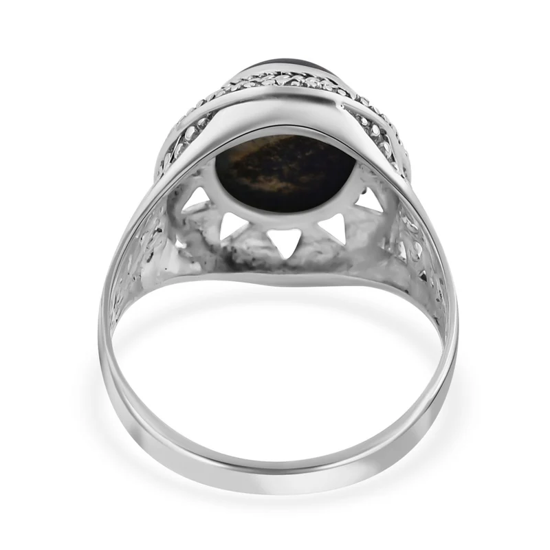 Royal Bali - Labradorit Ring, 925 Silber, , ca. 6.35 ct