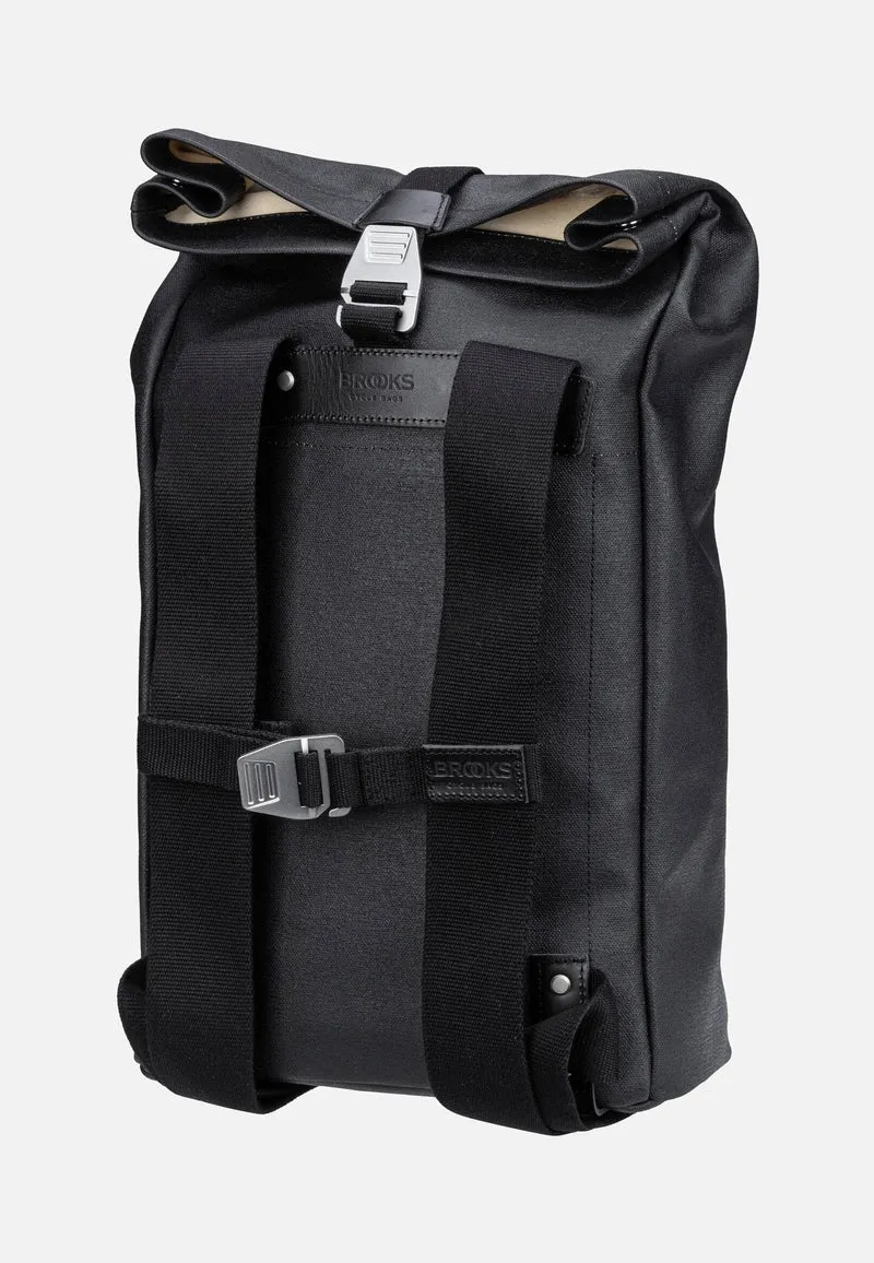 Pickwick Cotton Canvas 12 L Black - Rolltop Rucksack