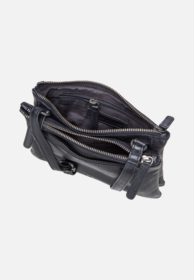 Colombiana Rv 3 Zip Small Black - Crossbody Bag