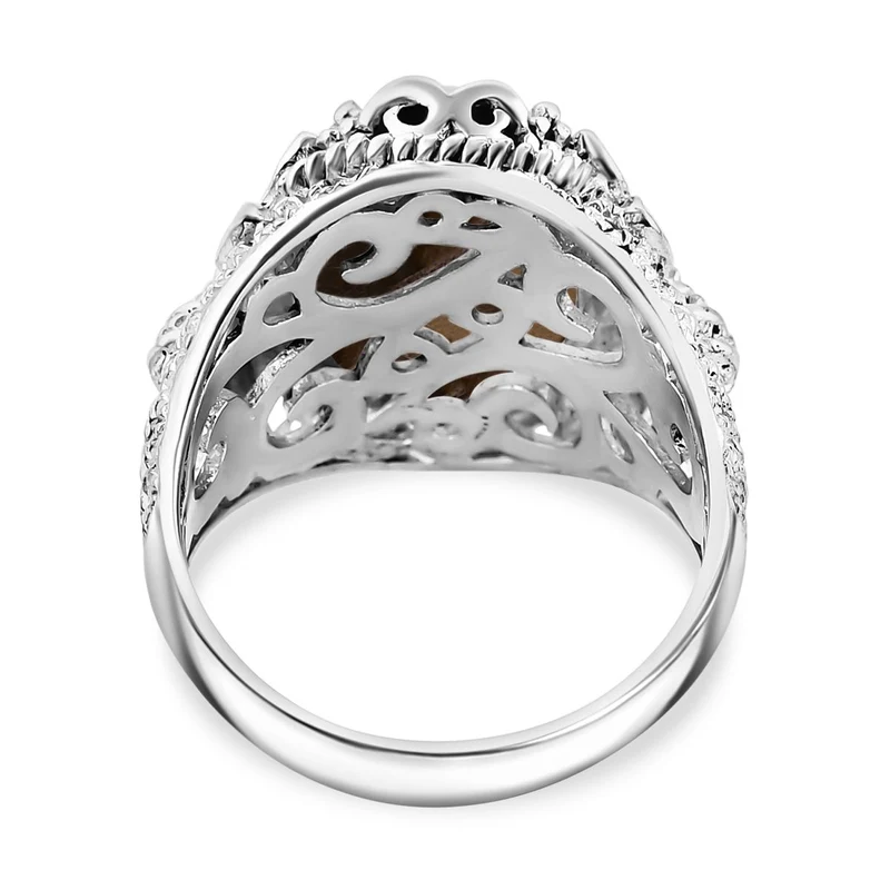 Royal Bali - Labradorit, Libelle Ring, 925 Silber ca. 12.15 ct