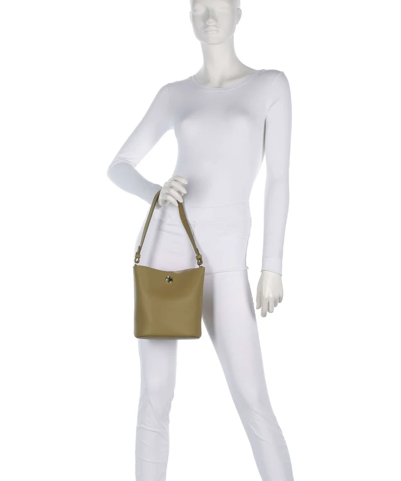 Coccinelle Nikla Bucket Handtasche seagrass/sandshell