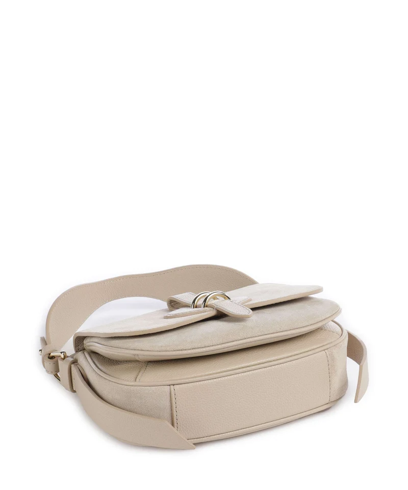 Coccinelle Mavery Suede Handtasche sandshell