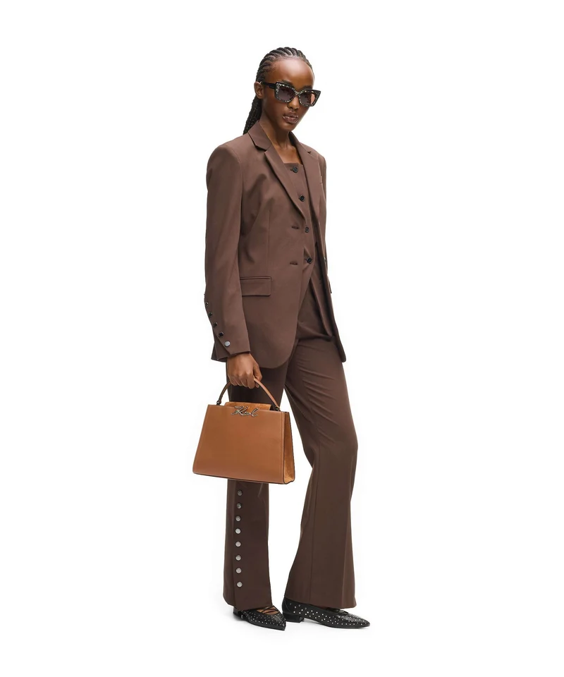 Karl Lagerfeld K/Signature Medium Handtasche dark tan