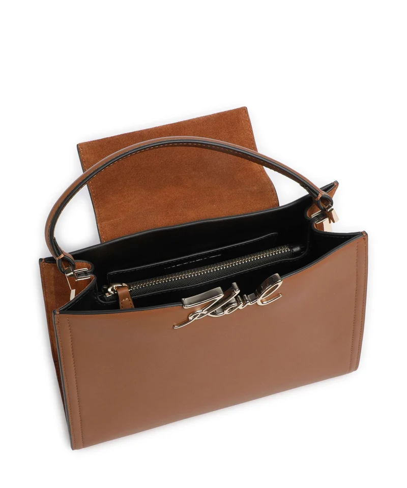 Karl Lagerfeld K/Signature Medium Handtasche dark tan