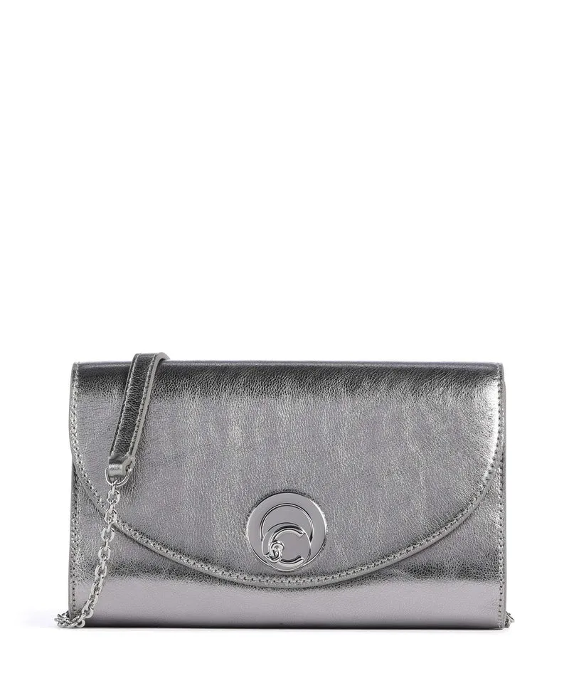 Coccinelle Nikla Smooth Umhängetasche steel