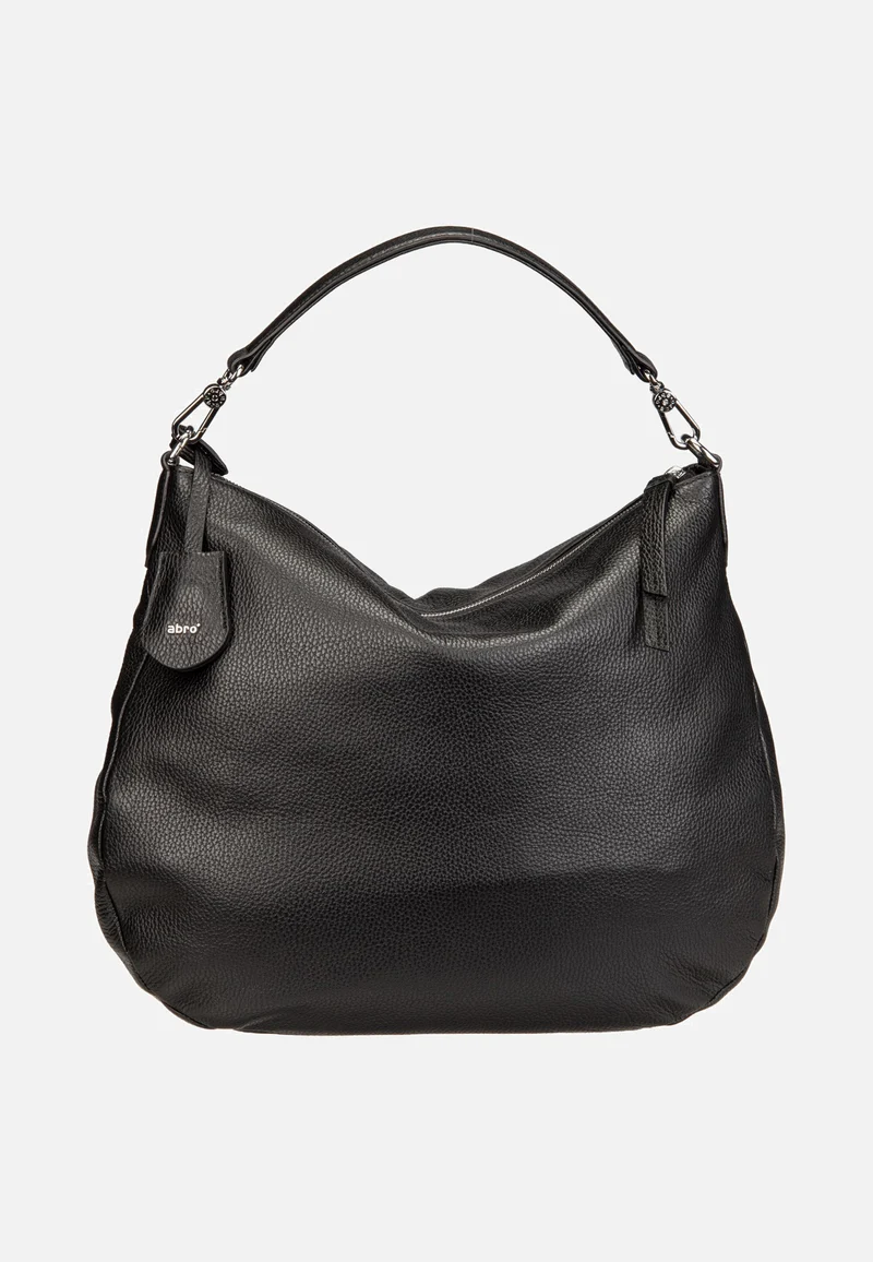 Juna Big Black/Nickel - Hobo Bag