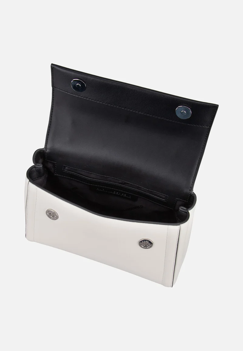 K/Autograph SM Top Handle Colorblock Black/White - Henkeltasche