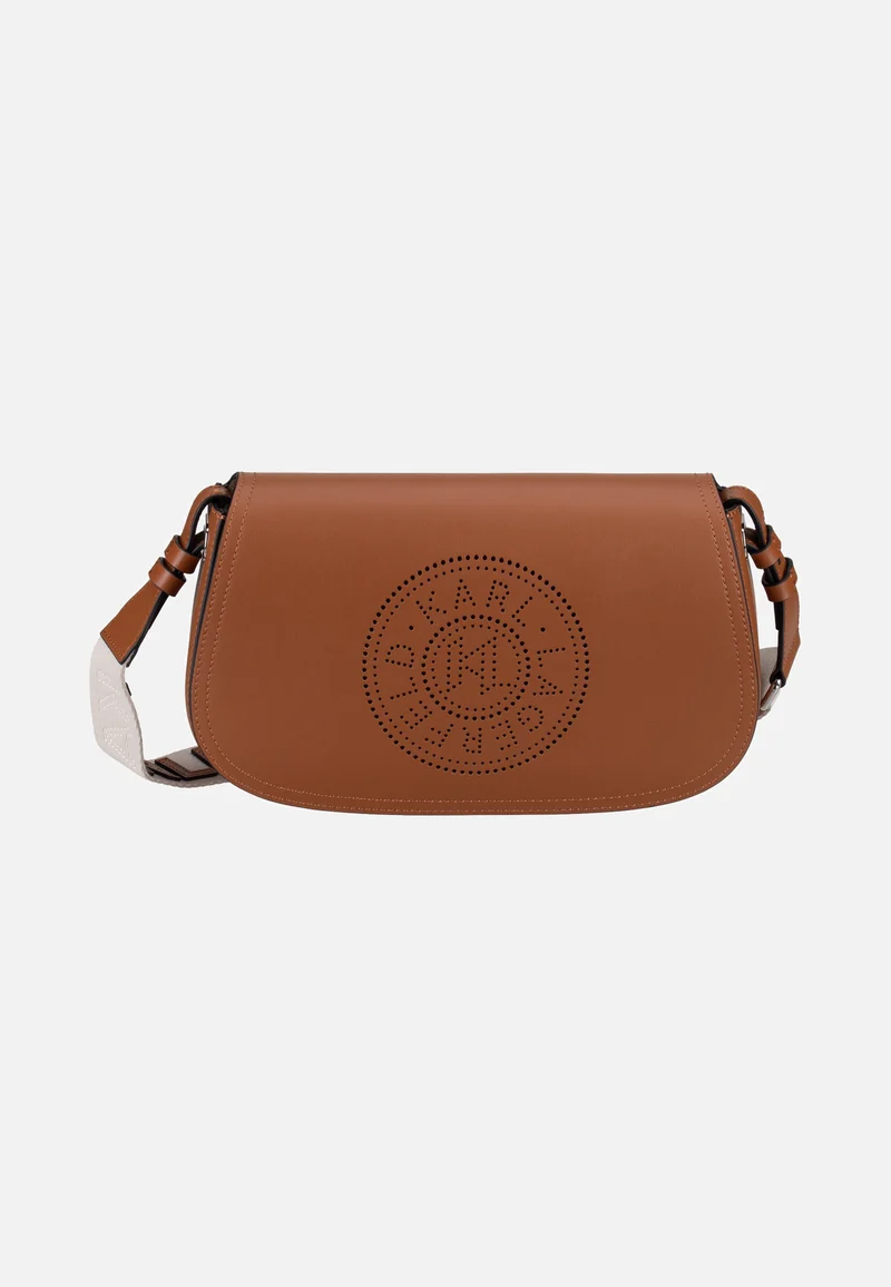 K/Circle Saddle CB Perforated Dark Tan - Saddle Bag