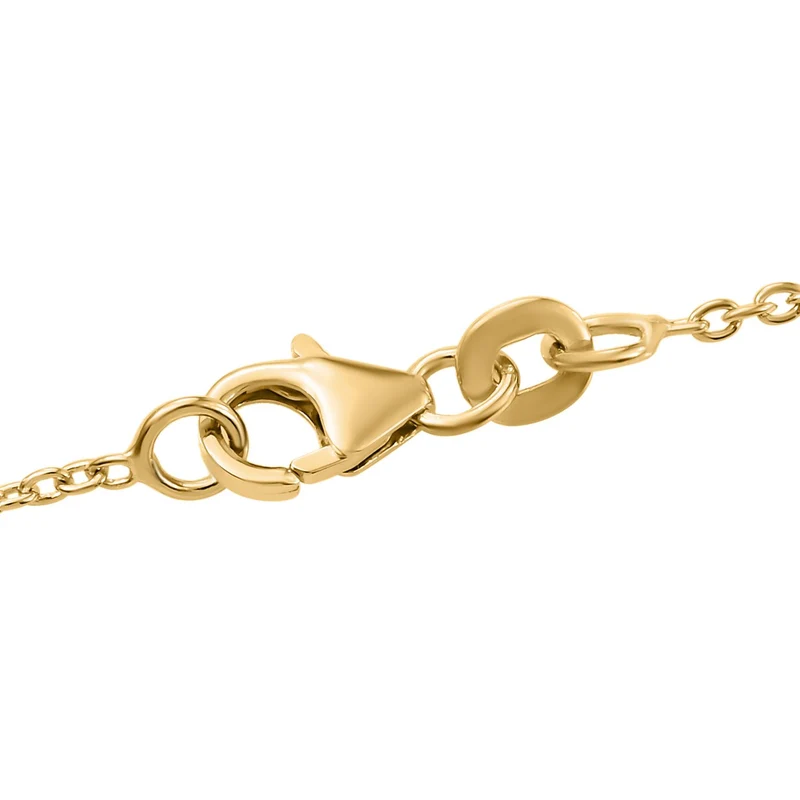 GP Trionfo Kollektion - AA Citrin Anhänger mit Kette, 925 Silber Gelbgold Vermeil, ca. 2.09 ct