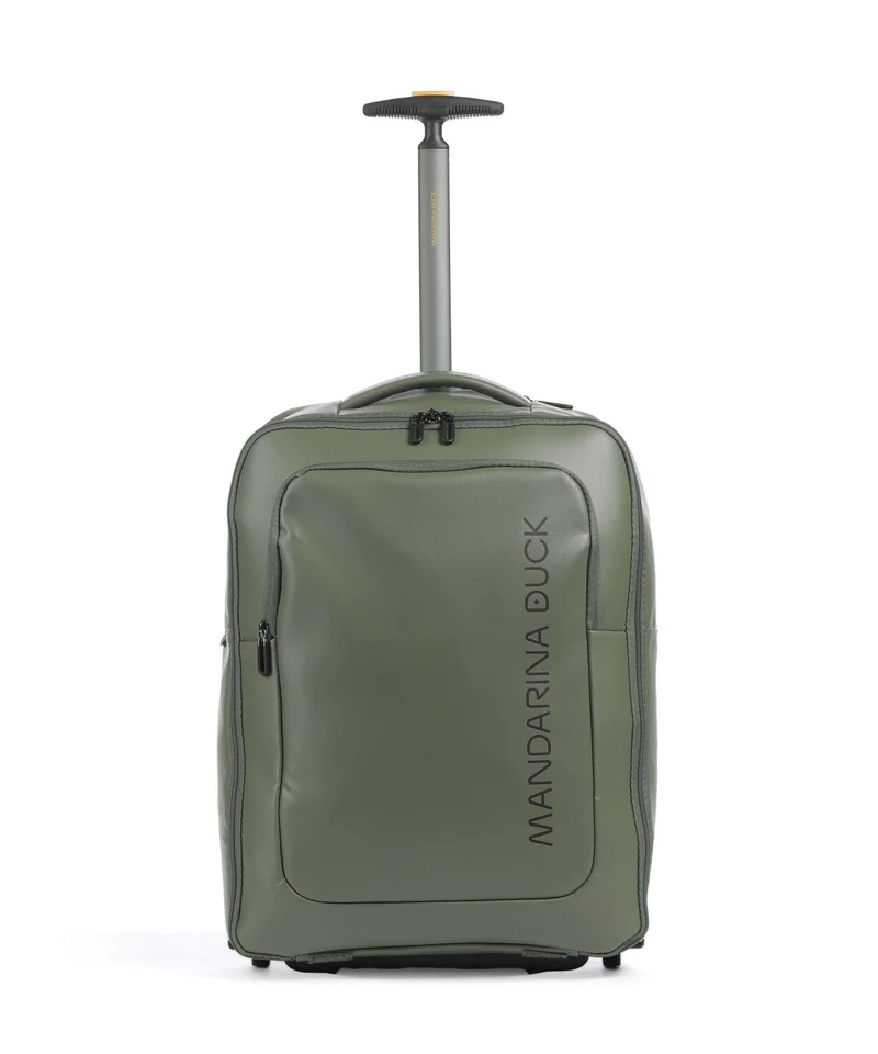 Mandarina Duck Coated Rucksack-Trolley pine green