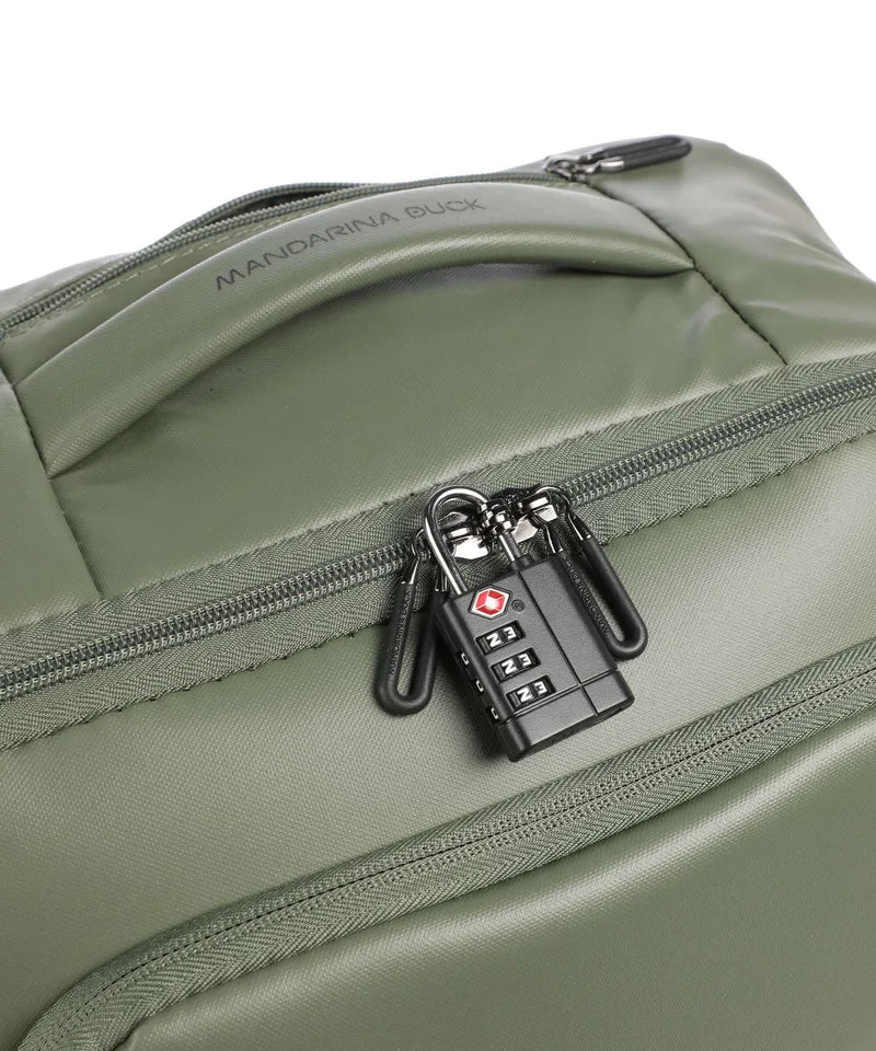 Mandarina Duck Coated Rucksack-Trolley pine green