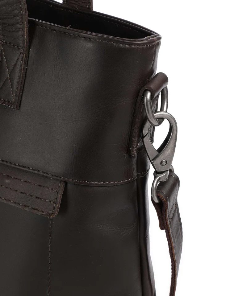 The Chesterfield Brand Wax Pull Up Cow Nunavik Shopper brown