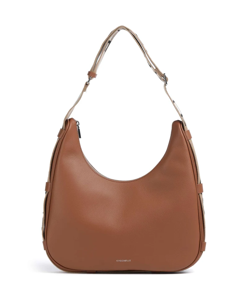 Coccinelle Raquel Beuteltasche cognac/noir
