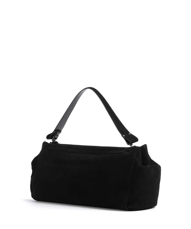 Vivienne Westwood Hazel Suede XL Beuteltasche black