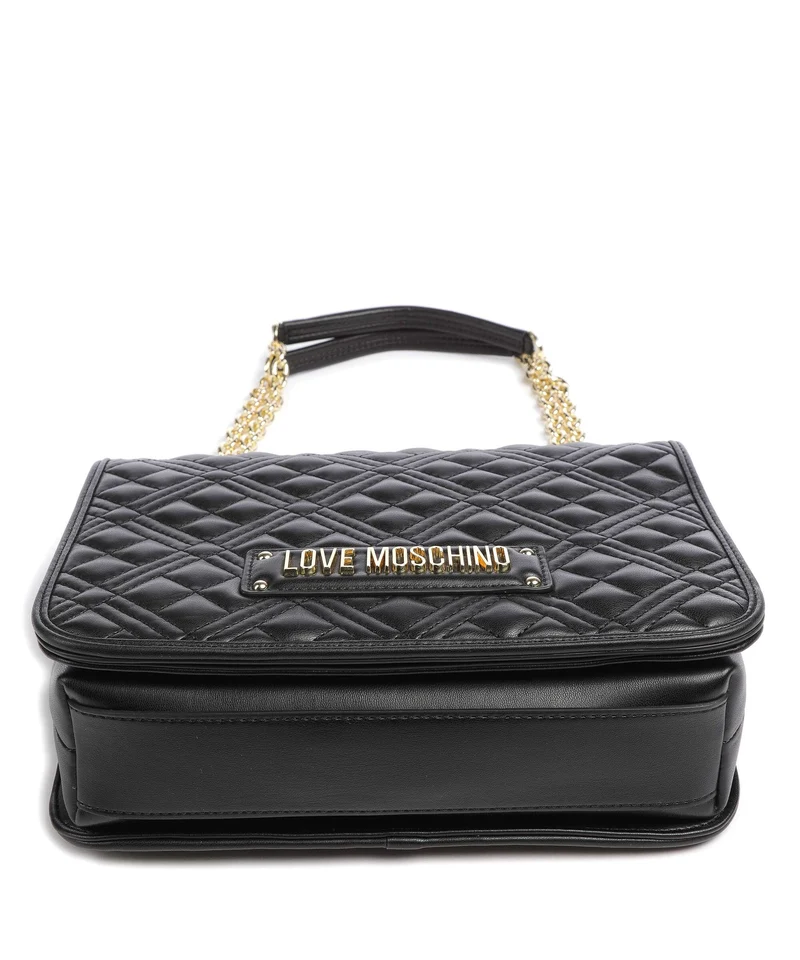 Love Moschino Quilted Schultertasche nero