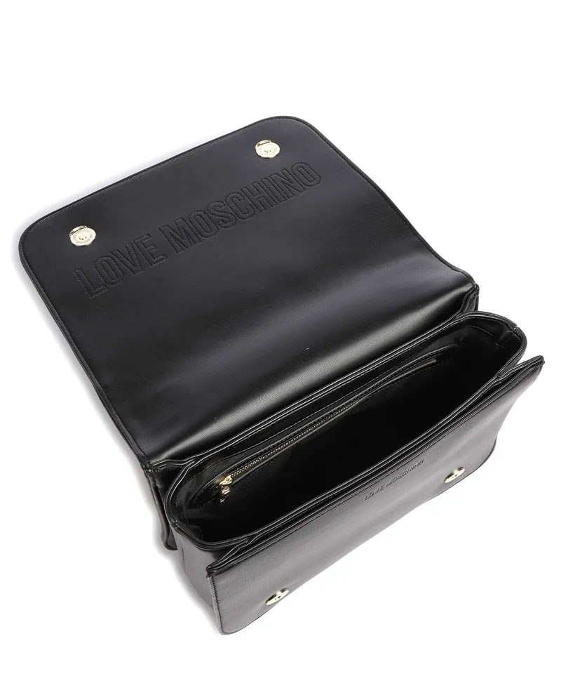 Love Moschino Quilted Schultertasche nero