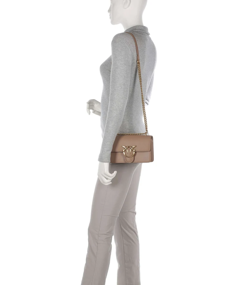 Pinko Love One Mini Schultertasche biscotto zenzero