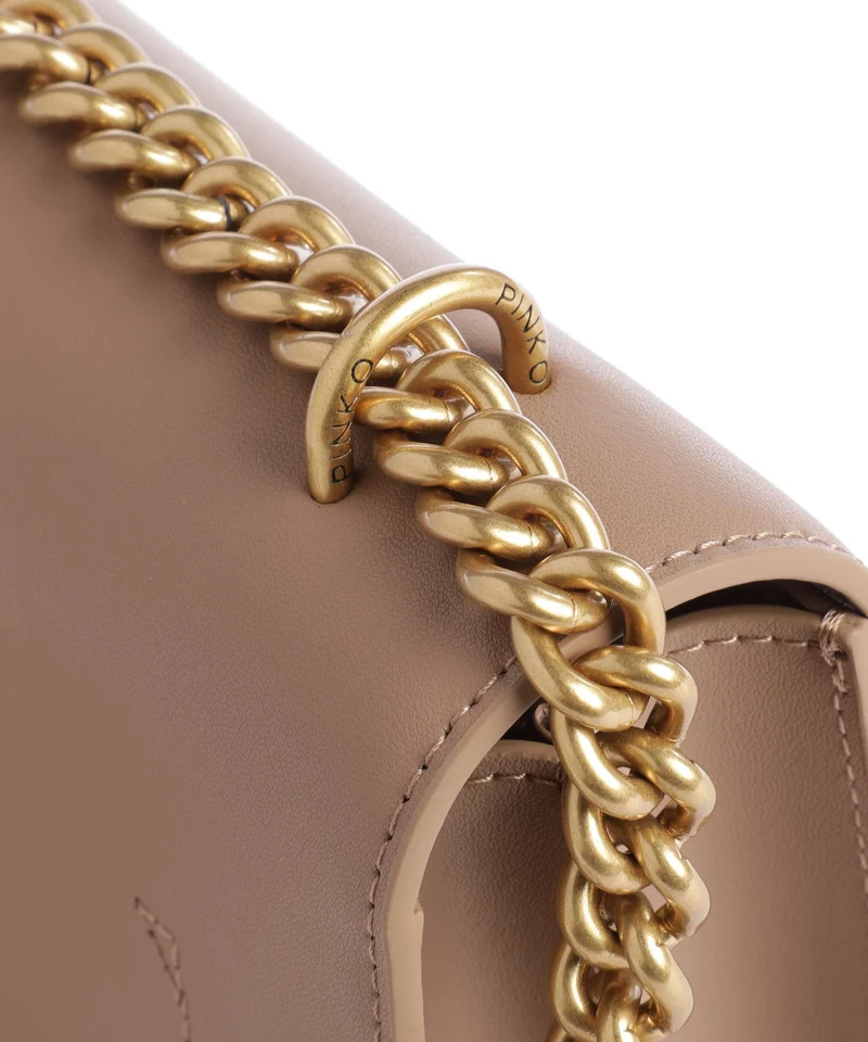 Pinko Love One Mini Schultertasche biscotto zenzero
