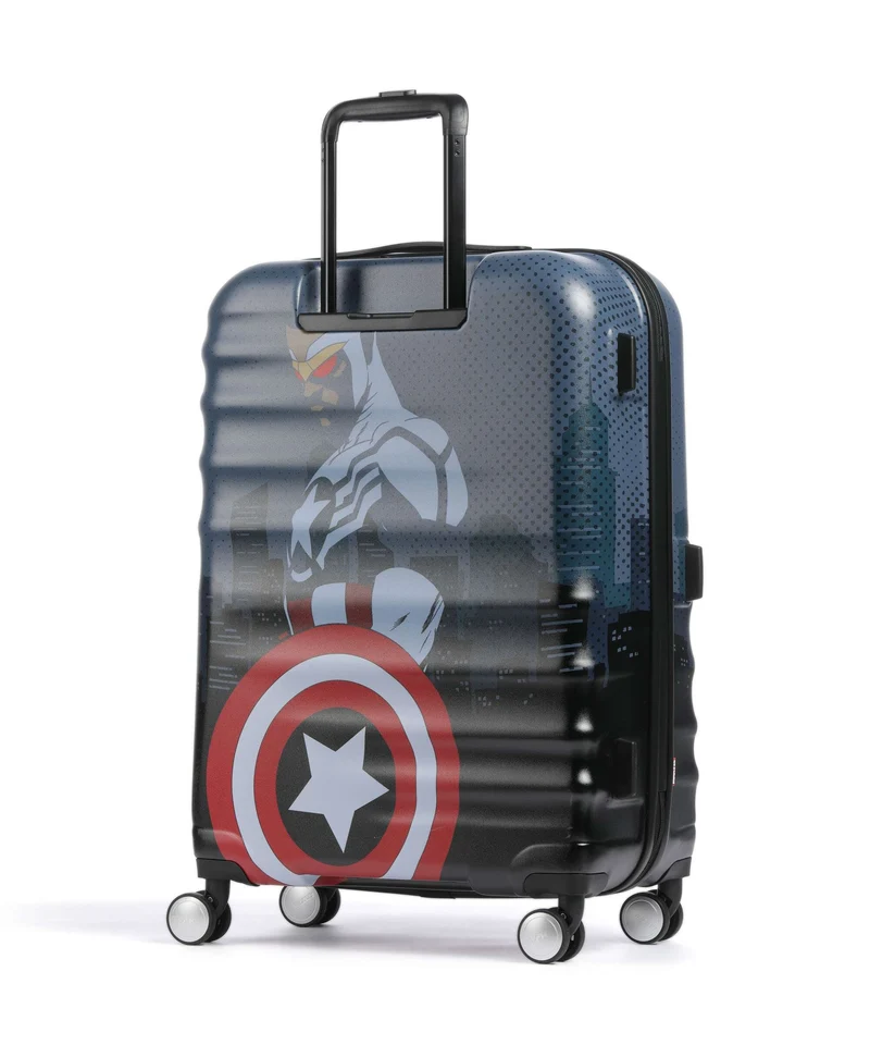 American Tourister Wavebreaker Disney 4-Rollen Trolley captain america city