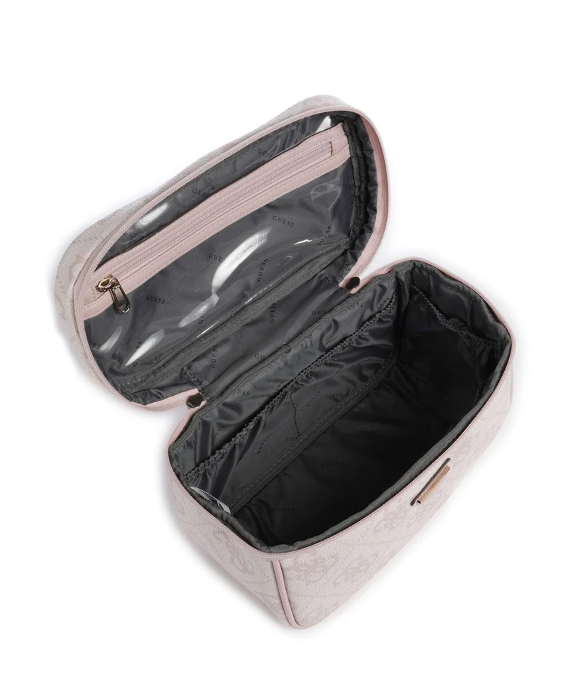 Guess Berta 4G Logo Kulturbeutel rose water logo