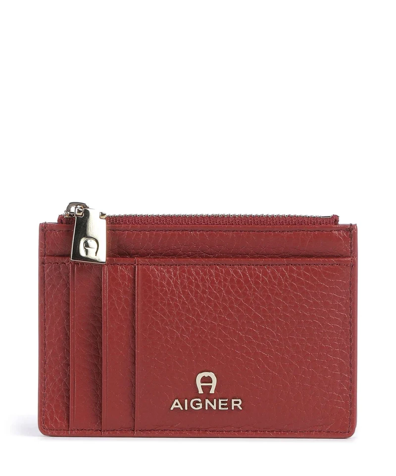 Aigner Fashion Kreditkartenetui burnt red