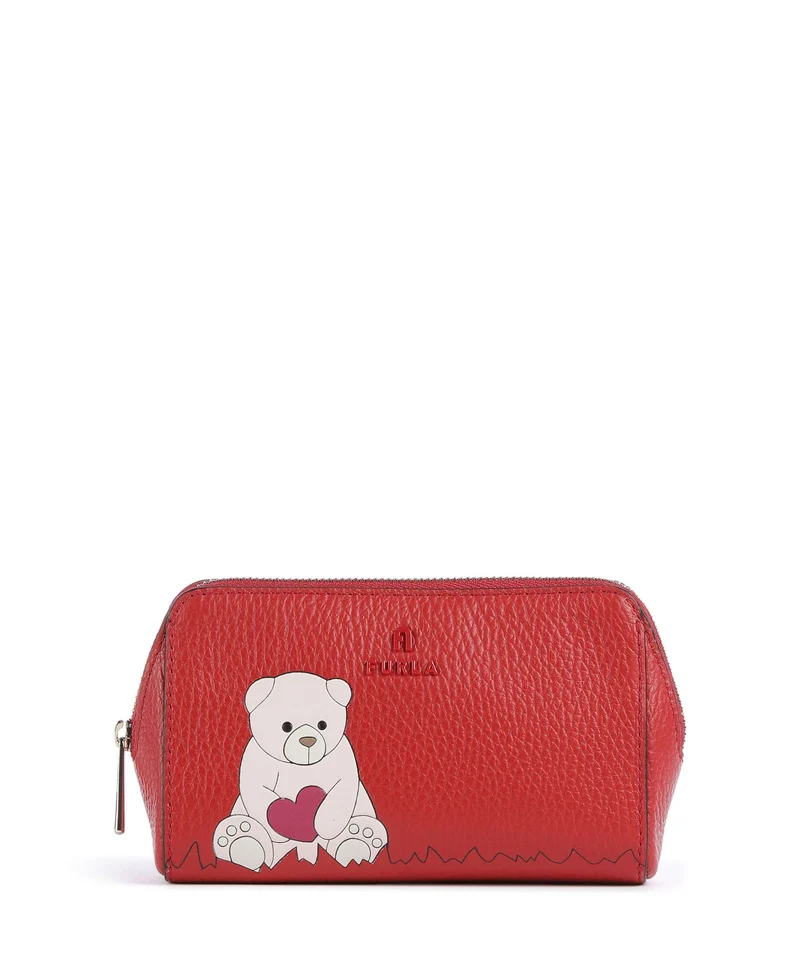 Furla Camelia M Kosmetiktasche red/velvet pink
