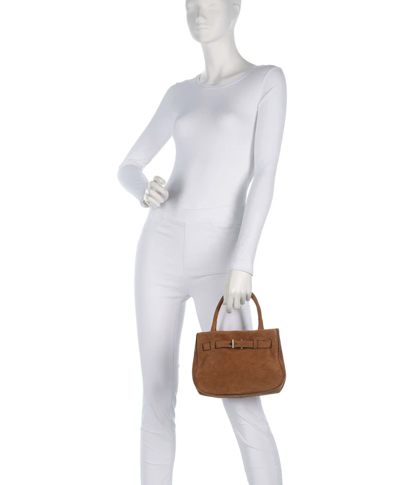 Abro Suede Jill Handtasche cuoio