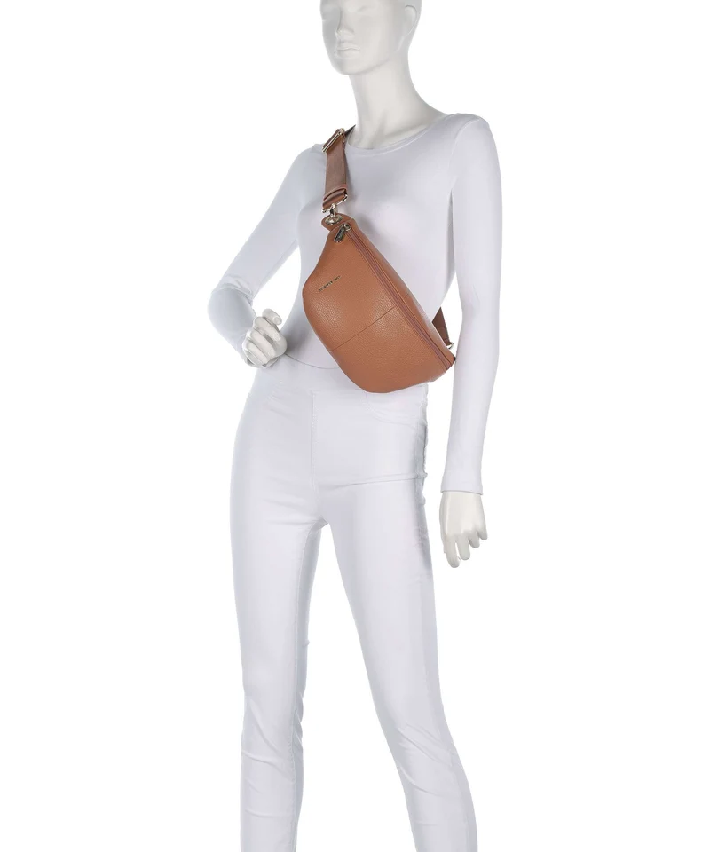 Mandarina Duck Mellow Leather Gürteltasche pecan nut