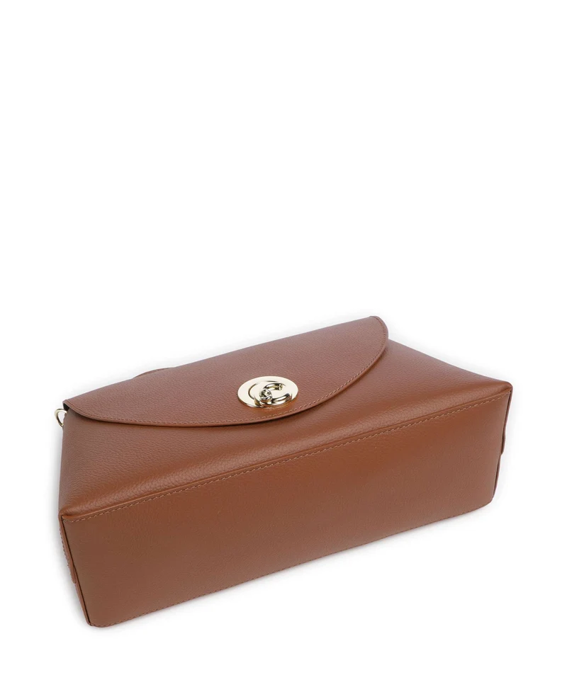 Coccinelle Nikla Schultertasche cognac/noir