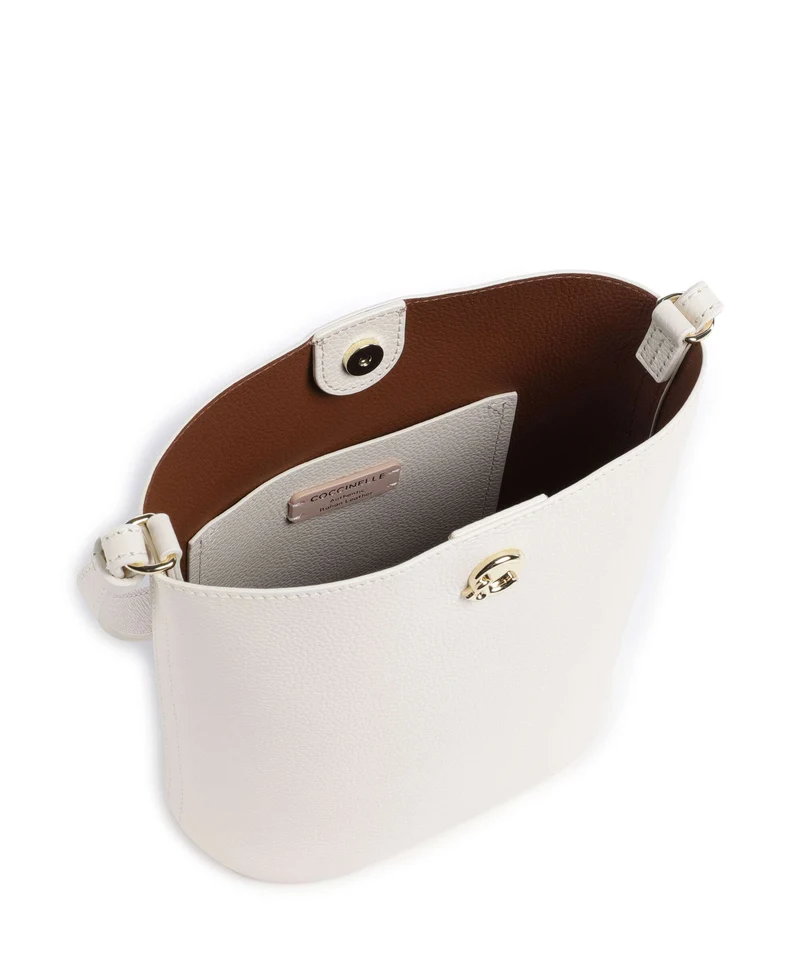 Coccinelle Nikla Bucket Handtasche pearl/cognac