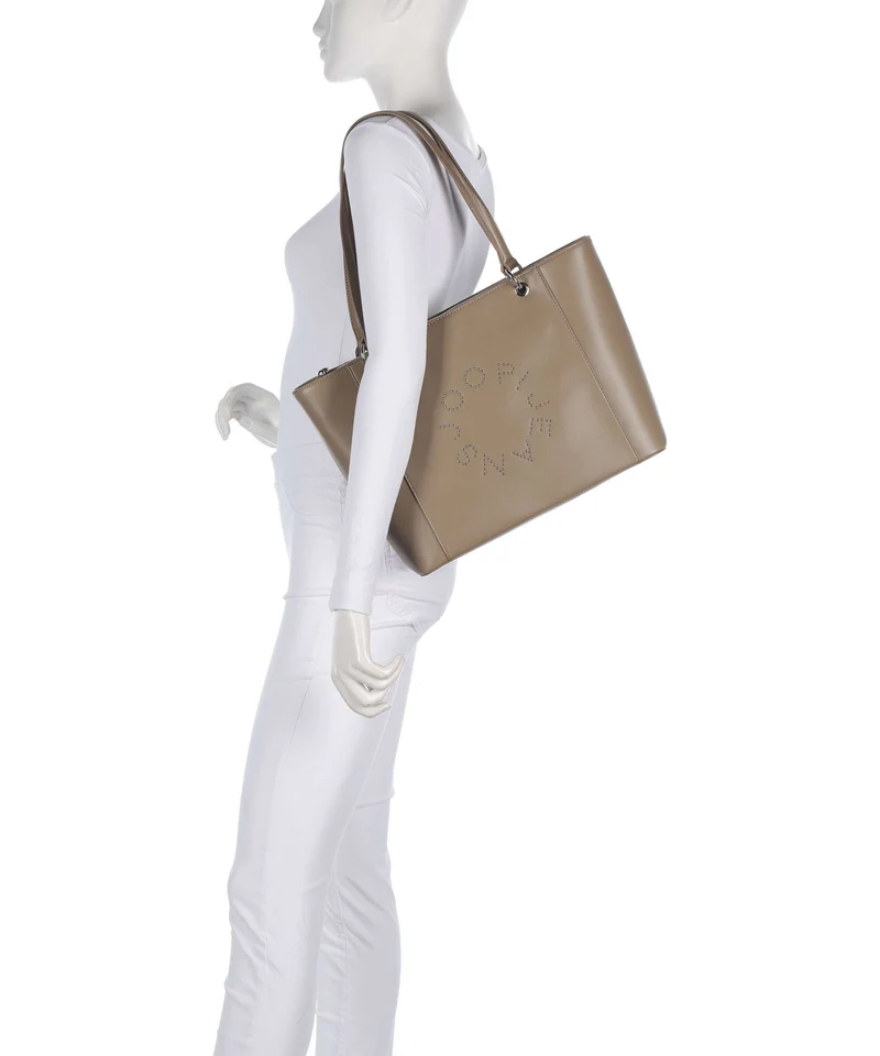 JOOP! Jeans Giro Borchia Imani Shopper taupe