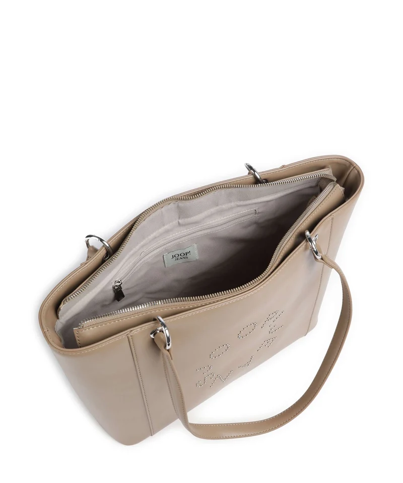 JOOP! Jeans Giro Borchia Imani Shopper taupe