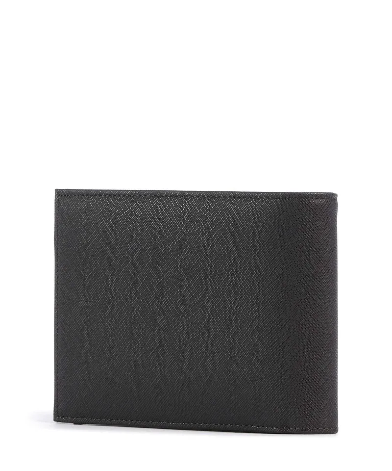 Emporio Armani Saffiano Animation Geldbörse ebony