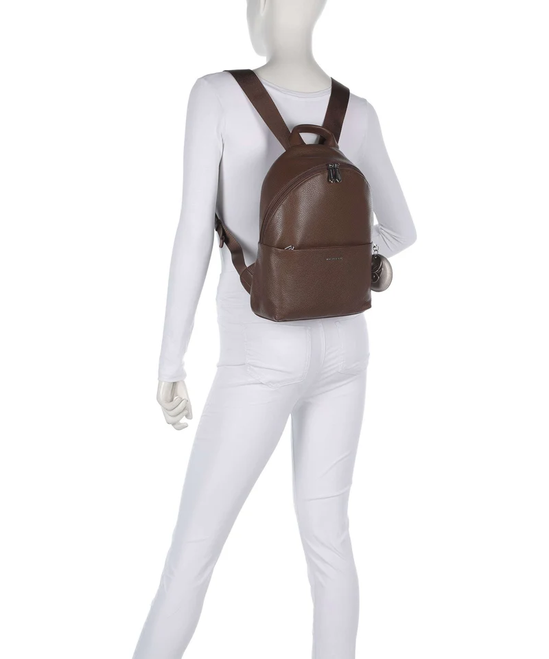 Mandarina Duck Mellow Leather Rucksack milk chocolate