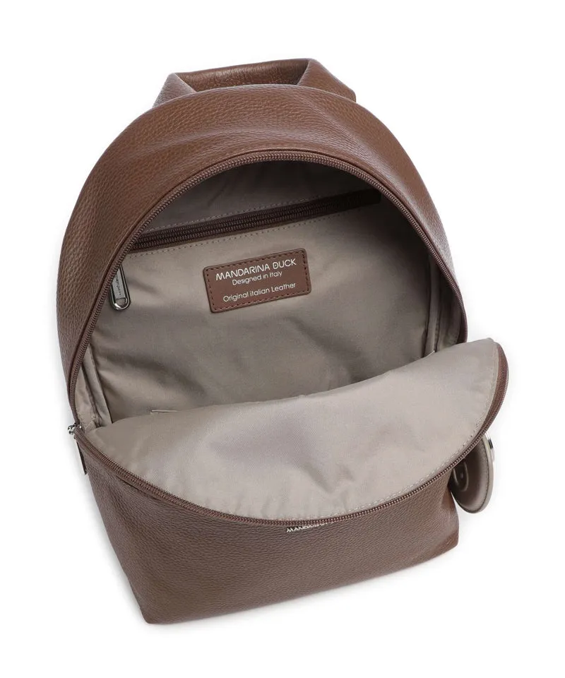 Mandarina Duck Mellow Leather Rucksack milk chocolate
