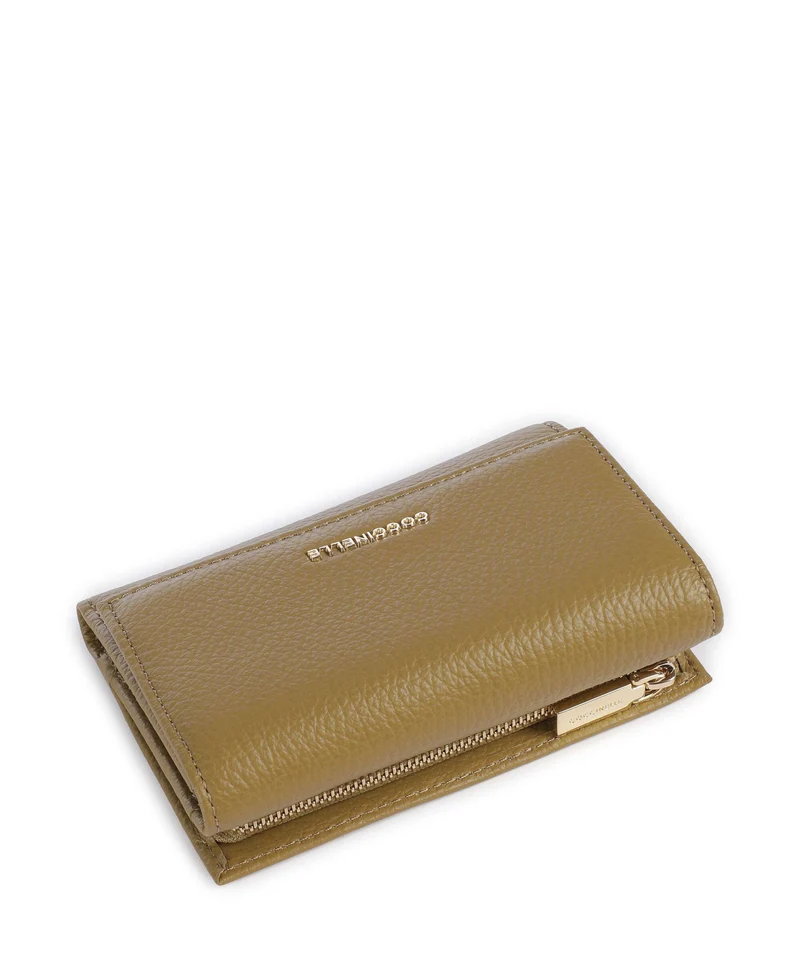 Coccinelle Metallic Soft Geldbörse seagrass