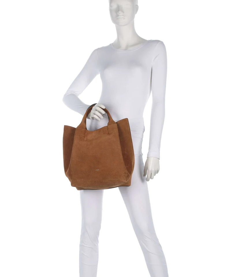 Abro Suede Essential Medium Handtasche cuoio