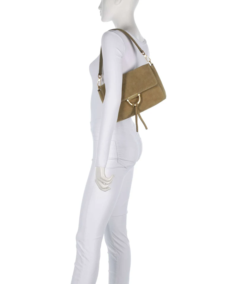 Abro Suede Temi Schultertasche mud