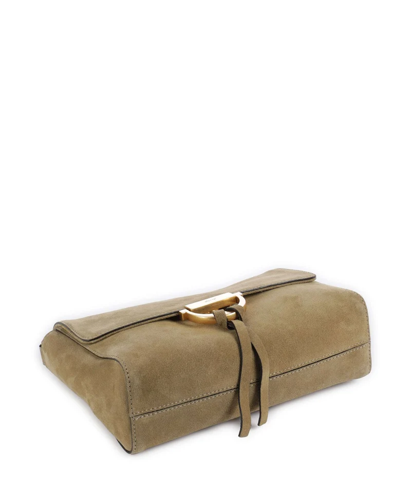 Abro Suede Temi Schultertasche mud