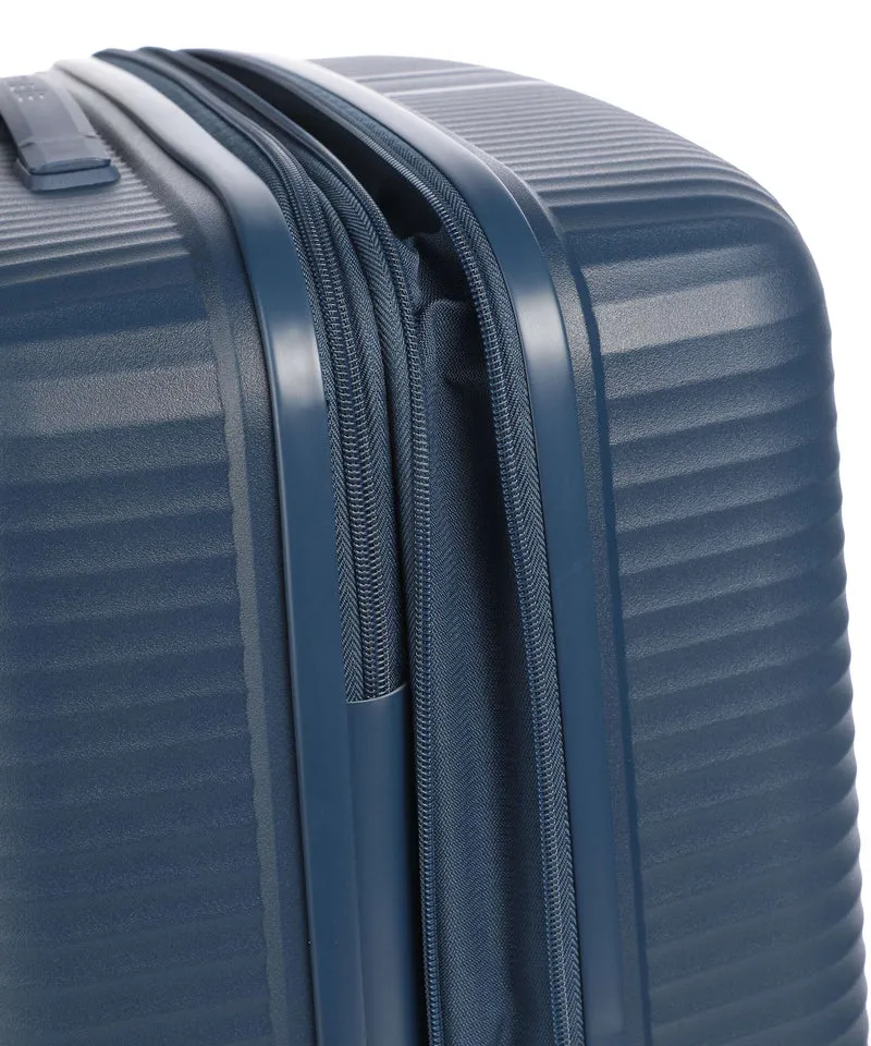 Travelite Air Stripe Slim 4-Rollen Trolley Set navy