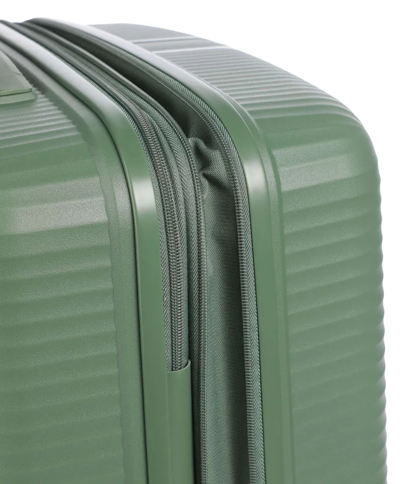 Travelite Air Stripe Slim 4-Rollen Trolley Set green