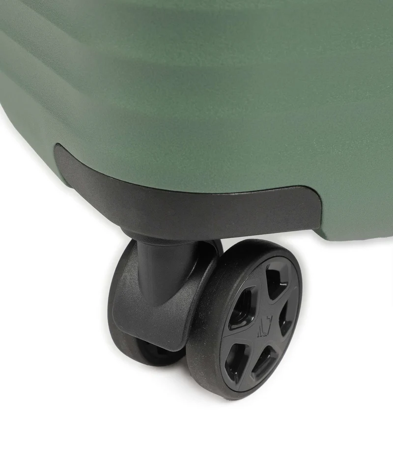 Travelite Air Stripe Slim 4-Rollen Trolley Set green