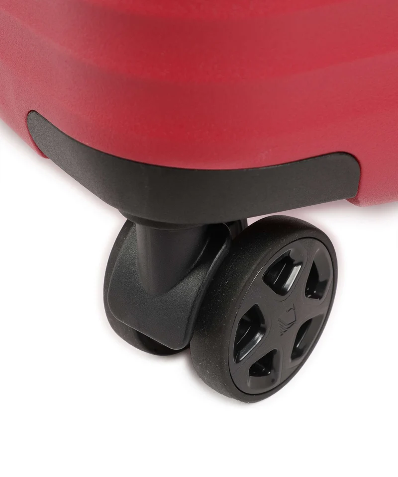 Travelite Air Stripe Slim 4-Rollen Trolley Set red