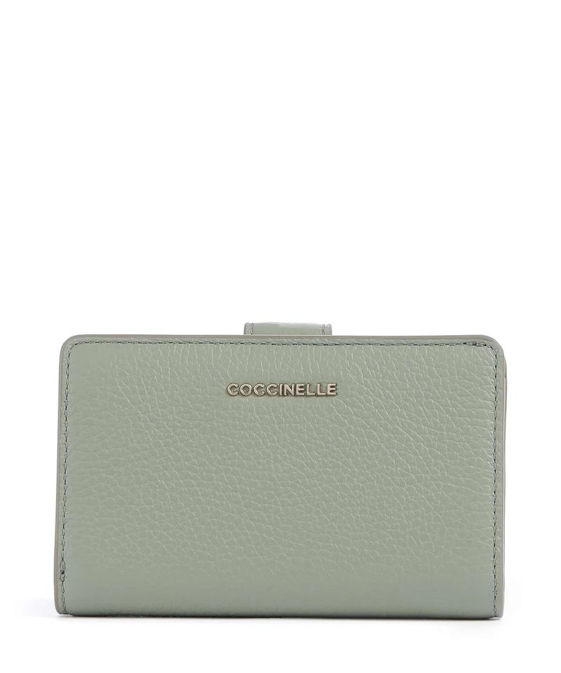 Coccinelle Metallic Soft Geldbörse greenery