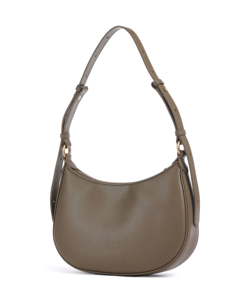 Pinko Half Moon Mini Schultertasche scricciolo/antique gold