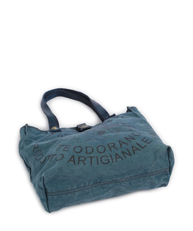 Campomaggi Handtasche beige/zaffiro/moro