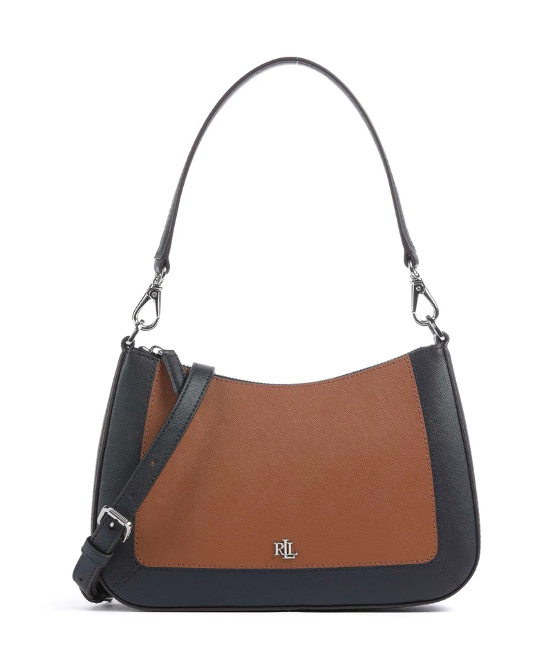 Lauren Ralph Lauren Danni 26 Schultertasche lauren tan/lauren navy