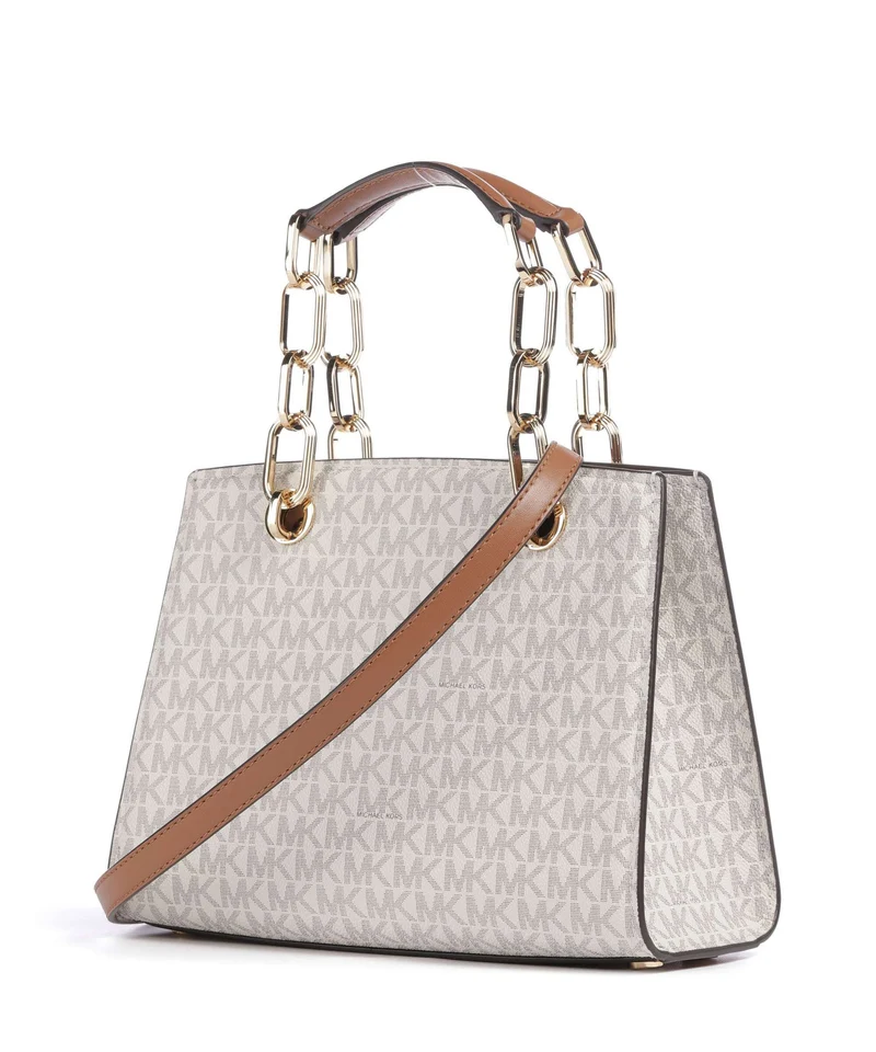 Michael Kors Cynthia Handtasche vanilla/acorn