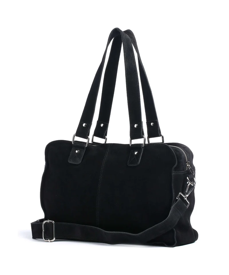 Núnoo New Suede Mille Shopper black