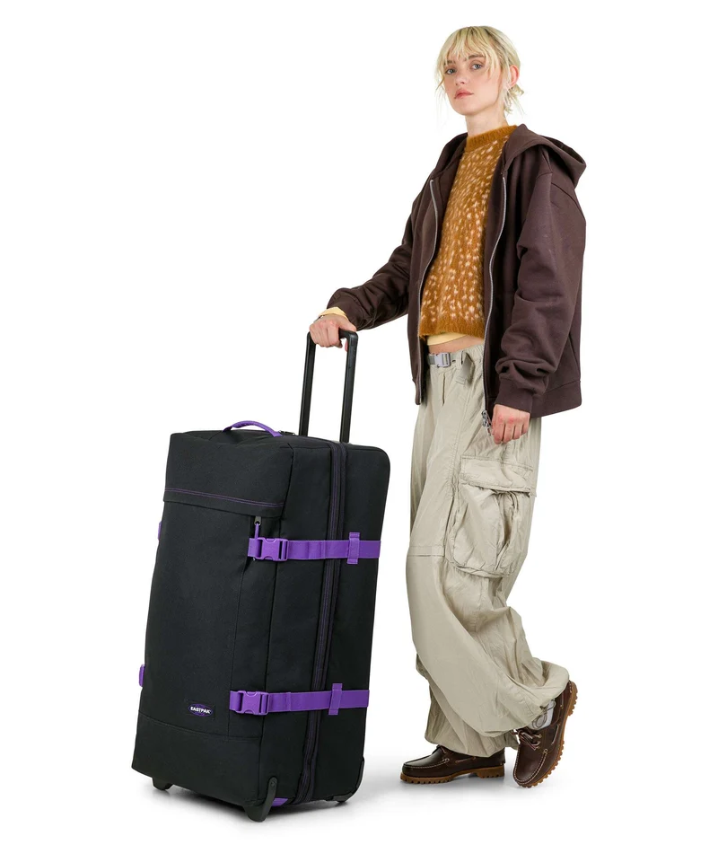 Eastpak Tranverz L Rollenreisetasche kontrast vineyard